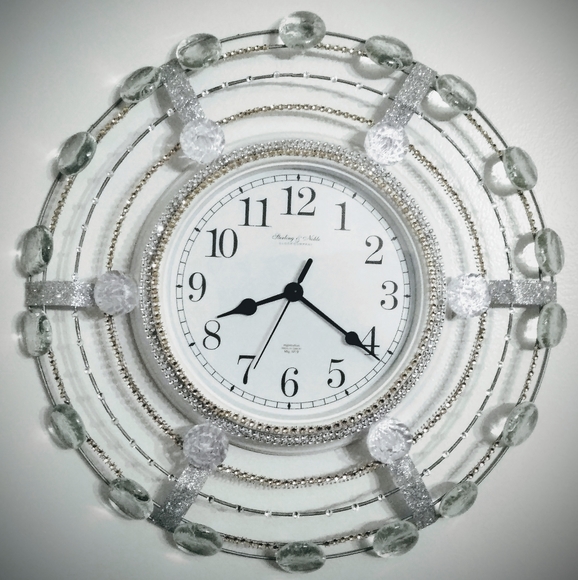 Wall Art Custom Bling Wall Clock Poshmark